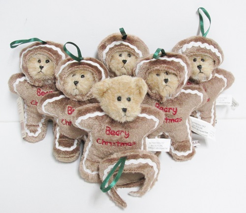 567973-1 "Beary Christmas" Mini Ornament<br>Gingerbread Friends Series<br>(Click on picture for full description)